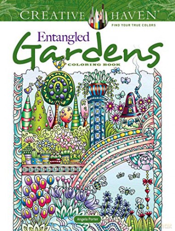 Creative Haven Entangled Gardens Coloring Book - Angela Porter [KSIĄŻKA]