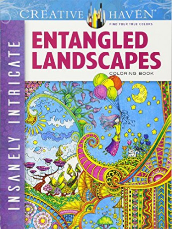 Creative Haven Insanely Intricate Entangled Landscapes Coloring Book - Angela Porter [KSIĄŻKA]