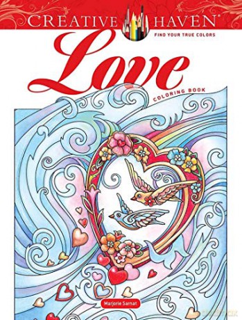 Creative Haven Love Coloring Book - Marjorie Sarnat [KSIĄŻKA]