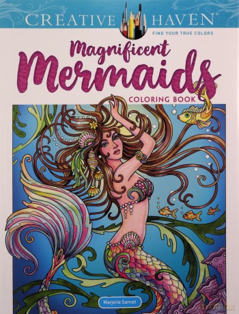 Creative Haven Magnificent Mermaids Coloring Book - Marjorie Sarnat [KSIĄŻKA]