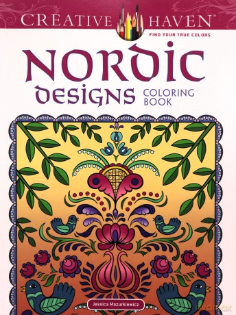 Creative Haven Nordic Designs Collection Coloring Book - Dover [KSIĄŻKA]