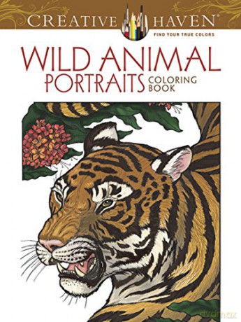 Creative Haven Wild Animal Portraits Coloring Book - Llyn Hunter [KSIĄŻKA]