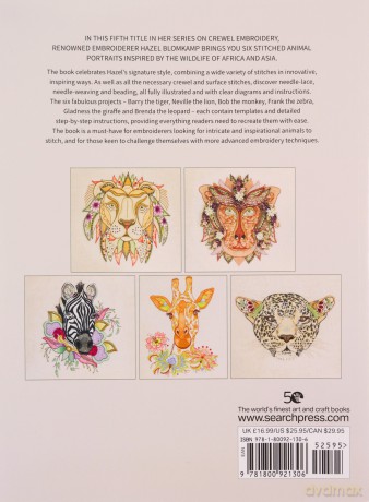 Crewel Animal Portraits: 6 stunning projects in Jacobean embroidery - Hazel Blomkamp [KSIĄŻKA]
