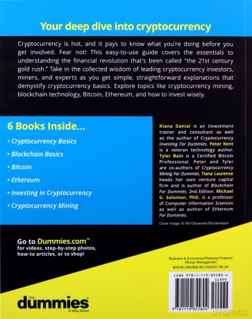 Cryptocurrency All-in-One For Dummies - Kiana Danial [KSIĄŻKA]