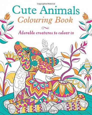 Cute Animals Colouring Book: Adorable Creatures to Colour In [KSIĄŻKA]
