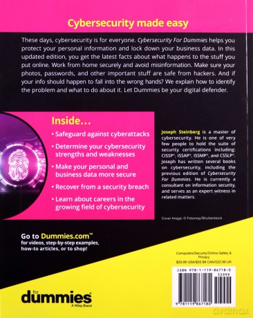 Cybersecurity For Dummies, 2nd Edition (For Dummies (Computer/Tech)) - Joseph Steinberg [KSIĄŻKA]