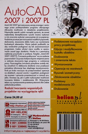 AutoCAD 2007 i 2007 PL. Ćwiczenia praktyczne [KSIĄŻKA]