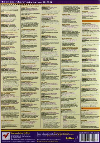 BIOS. Tablice informatyczne [KSIĄŻKA]