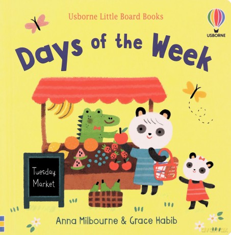 Days of the week (Little Board Books) - Anna Milbourne [KSIĄŻKA]