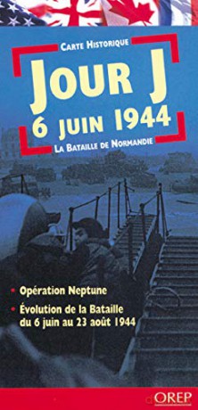 D-Day 6th June 1944 - The Battle Of Normandy (Historical Map) [KSIĄŻKA]
