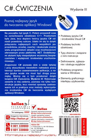 C#. Ćwiczenia. Wydanie III [KSIĄŻKA]
