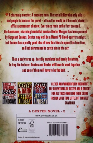 Dearly Devoted Dexter: DEXTER NEW BLOOD, the major new TV thriller on Sky Atlantic (Book Two) - Jeff Lindsay [KSIĄŻKA]