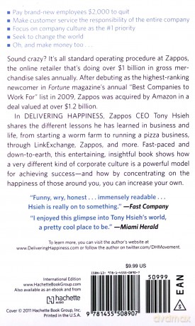 Delivering Happiness: A Path to Profits, Passion and Purpose - Tony Hsieh [KSIĄŻKA]