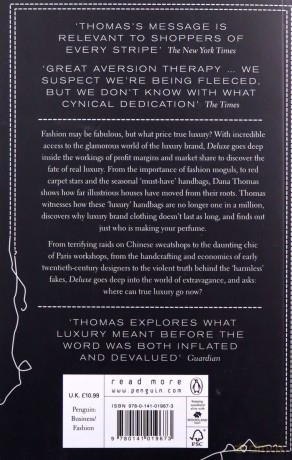 Deluxe: How Luxury Lost its Lustre - Dana Thomas [KSIĄŻKA]