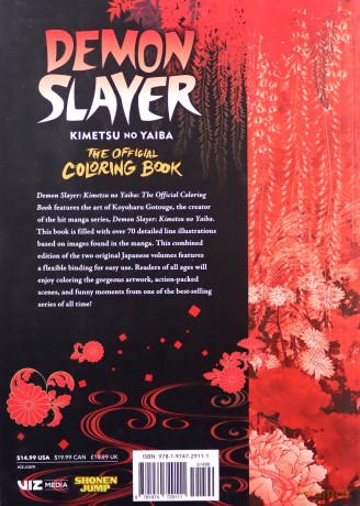 Demon Slayer: The Official Coloring Book (Demon Slayer: Kimetsu no Yaiba: The Official Coloring Book) - Koyoharu Gotouge [KSIĄŻKA]