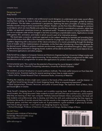 Designing Sound (The MIT Press) - A Farnell [KSIĄŻKA]