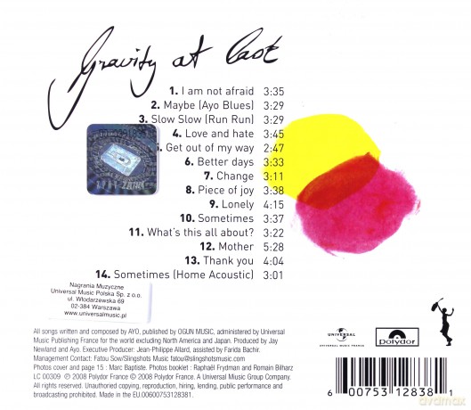 Ayo: Gravity At Last (Polska Cena!!) [CD]