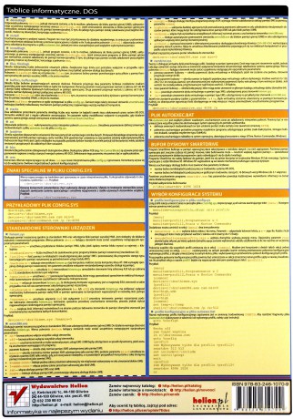 DOS. Tablice informatyczne [KSIĄŻKA]