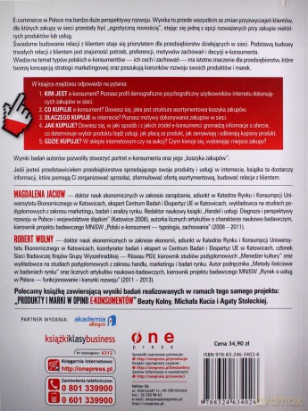 Polski e-konsument - typologia, zachowania [KSIĄŻKA]