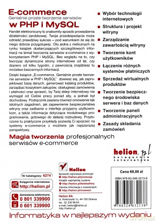 E-commerce. Genialnie proste tworzenie serwisów w PHP i MySQL [KSIĄŻKA]