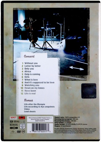 Ayo: Live At The Olympia [DVD]