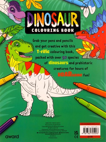 Dinosaur Colouring Book - Sophie Giles [KSIĄŻKA]
