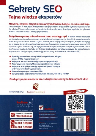 Sekrety SEO. Tajna wiedza ekspertów [KSIĄŻKA]