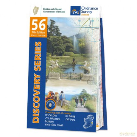 Discovery Series 56 - Wicklow, Dublin and Kildare: Wicklow. Kildare - Ordnance Survey Ireland [KSIĄŻKA]