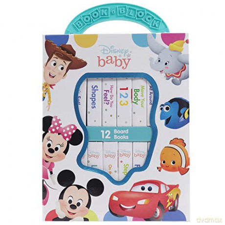 Disney Baby Mickey Mouse, Minnie, Toy Story and More! - My First Library Board Book Block 12-Book Set - First Words, Shapes, Numbers, and More! - PI Kids - Editors of Phoenix International Publications [KSIĄŻKA]