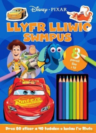 Disney Pixar: Llyfr Lliwio Swmpus - Disney [KSIĄŻKA]