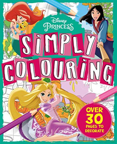 Disney Princess: Simply Colouring - Igloo Books [KSIĄŻKA]