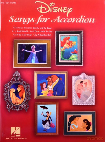 Disney Songs for Accordion: 3rd Edition [KSIĄŻKA]