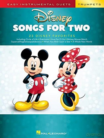 Disney Songs for Two Trumpets: Easy Instrumental Duets [KSIĄŻKA]