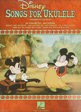 Disney Songs For Ukulele Book [KSIĄŻKA]