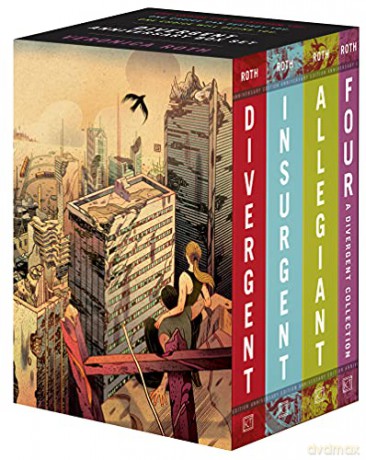 Divergent Anniversary 4-Book Box Set: Divergent, Insurgent, Allegiant, Four - Veronica Roth [KSIĄŻKA]