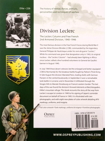 Division Leclerc: The Leclerc Column and Free French 2nd Armored Division, 1940-1946 (Elite) - Merlin Robinson [KSIĄŻKA]