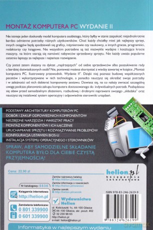 Montaż komputera PC. Ilustrowany przewodnik. Wydanie II [KSIĄŻKA]