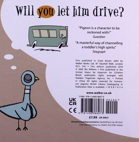 Don't Let the Pigeon Drive the Bus! - Mo Willems [KSIĄŻKA]