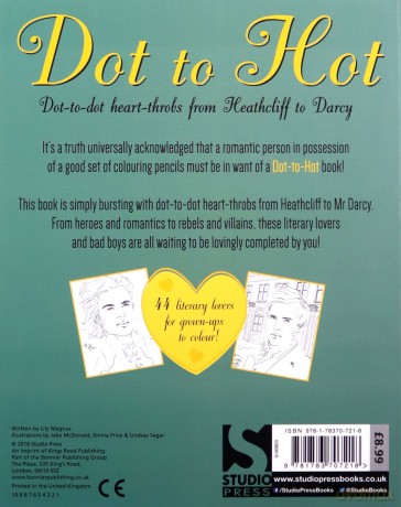 Dot-to-Hot Darcy: 40 literary lovers and heart-throbs (Adult Colouring/Activity) - Emma Price [KSIĄŻKA]
