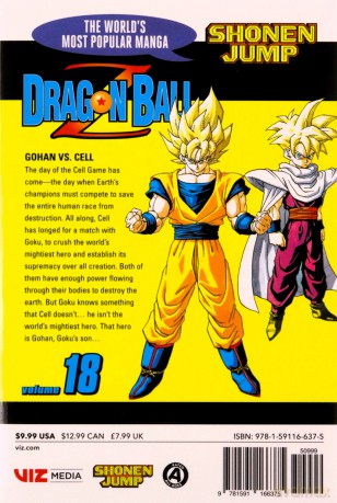 DRAGON BALL Z SHONEN J ED GN VOL 18 (C: 1-0-0): Gohan vs. Cell: Volume 18 - Akira Toriyama [KSIĄŻKA]
