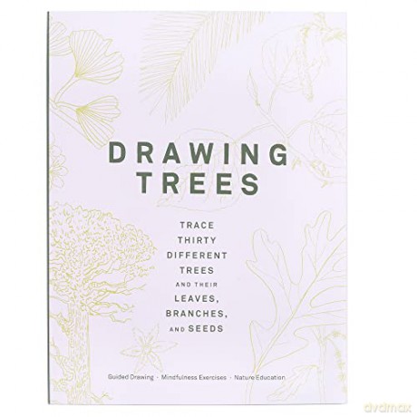 Drawing Trees: Trace Thirty Different Trees and Their Leaves, Branches, and Seeds - Leah Koransky [KSIĄŻKA]