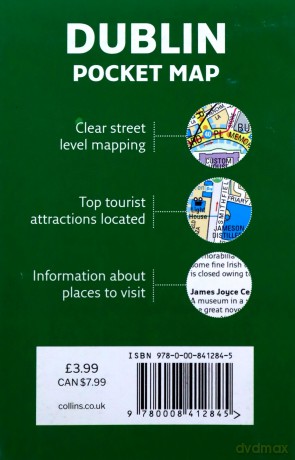 Dublin Pocket Map: The perfect way to explore Ireland's capital - Collins Maps [KSIĄŻKA]