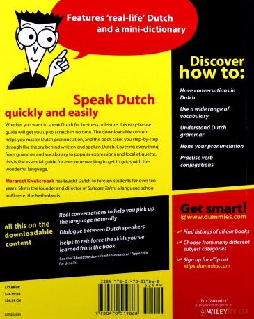 Dutch For Dummies - Margreet Kwakernaak [KSIĄŻKA]