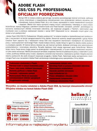 Adobe Flash CS5/CS5 PL Professional. Oficjalny podręcznik [KSIĄŻKA]+[CD]