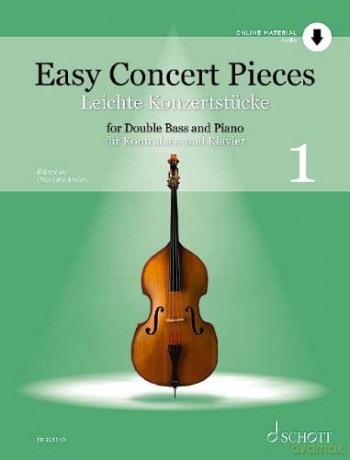 Easy Concert Pieces: For Double Bass and Piano: 1 - Charlotte Mohrs [KSIĄŻKA]