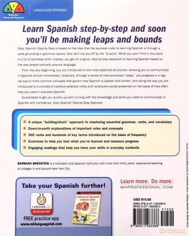Easy Spanish Step-By-Step: Master High-Frequency Grammar for Spanish Proficiency-Fast! (NTC FOREIGN LANGUAGE) - Barbara Bregstein [KSIĄŻKA]