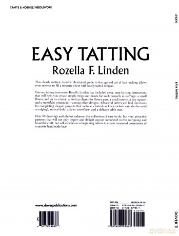 Easy Tatting (Dover Knitting, Crochet, Tatting, Lace) - Rozella Florence Linden [KSIĄŻKA]