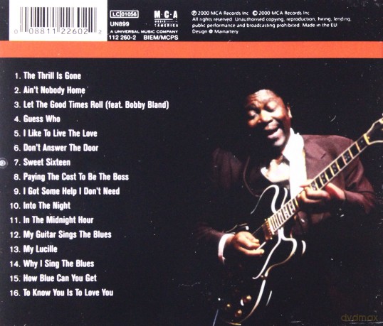 B.B. King: Universal Masters Collection [CD]