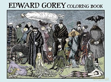 Edward Gorey Coloring Book - Edward Gorey [KSIĄŻKA]