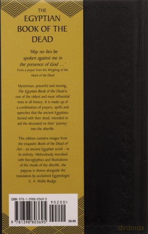 Egyptian Book of the Dead (Arcturus Ornate Classics, 6) - EA Wallis Budge [KSIĄŻKA]